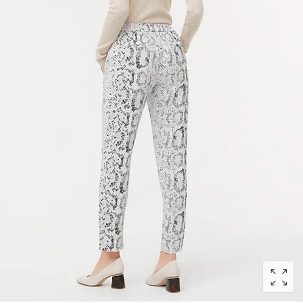 J Crew Factory Jamie Pant Snake Skin Python Print… - image 8